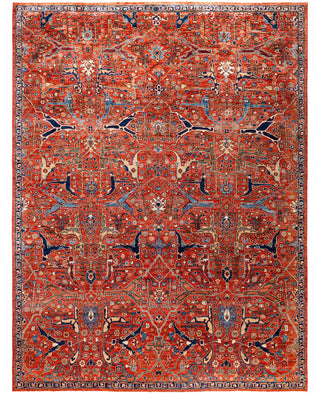 Serapi One-of-a-Kind Wool Red Area Rug 8' 11" x 11' 9"