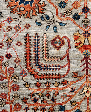 Serapi One-of-a-Kind Wool Gray Area Rug 9' 2" x 11' 10"