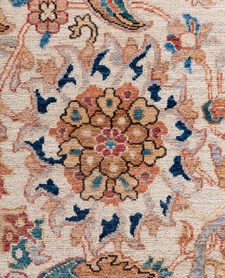 Serapi One-of-a-Kind Wool Ivory Area Rug 8' 10" x 11' 9"