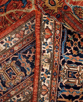 Serapi One-of-a-Kind Wool Red Area Rug 9' 2" x 12' 2"