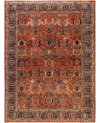 Serapi One-of-a-Kind Wool Red Area Rug 9' 2" x 12' 2"