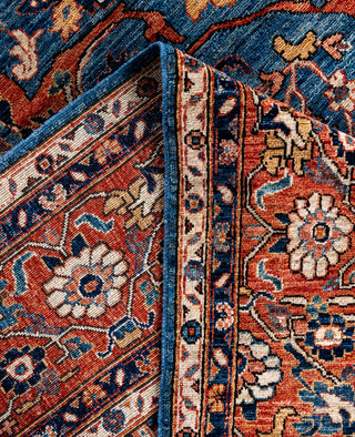 Serapi One-of-a-Kind Wool Blue Area Rug 9' 1" x 12' 3"