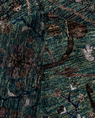 Serapi One-of-a-Kind Wool Green Area Rug 9' 1" x 12' 0"