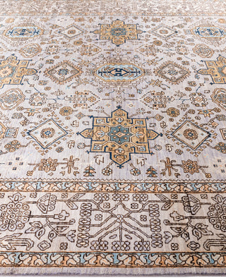 Serapi One-of-a-Kind Wool Gray Area Rug 9' 0" x 11' 11"