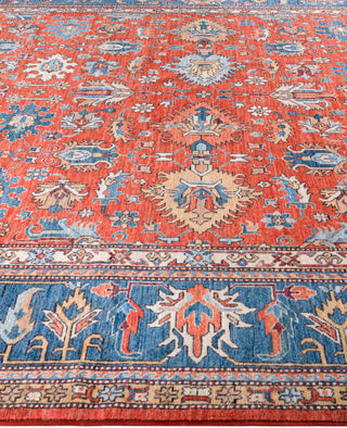 Serapi One-of-a-Kind Wool Red Area Rug 8' 9" x 11' 11"