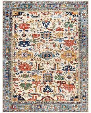 Serapi One-of-a-Kind Wool Ivory Area Rug 9' 2" x 11' 9"