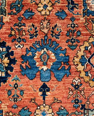 Serapi One-of-a-Kind Wool Orange Area Rug 9' 0" x 11' 9"