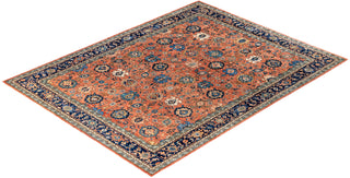 Serapi One-of-a-Kind Wool Orange Area Rug 9' 0" x 11' 9"