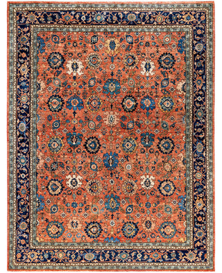 Serapi One-of-a-Kind Wool Orange Area Rug 9' 0" x 11' 9"