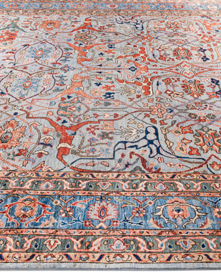 Serapi One-of-a-Kind Wool Gray Area Rug 8' 10" x 11' 9"