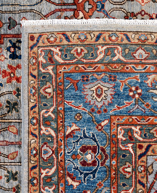 Serapi One-of-a-Kind Wool Gray Area Rug 8' 10" x 11' 9"
