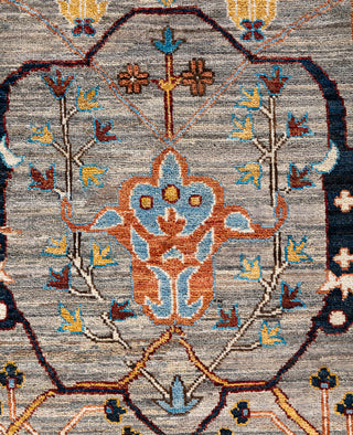 Serapi One-of-a-Kind Wool Brown Area Rug 8' 10" x 11' 10"