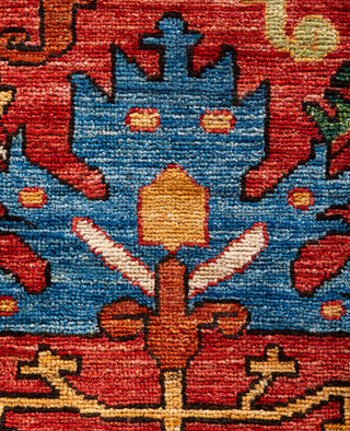 Serapi One-of-a-Kind Wool Red Area Rug 9' 2" x 11' 9"