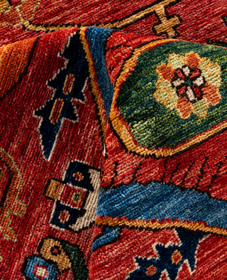 Serapi One-of-a-Kind Wool Red Area Rug 9' 2" x 11' 9"