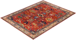 Serapi One-of-a-Kind Wool Red Area Rug 9' 2" x 11' 9"