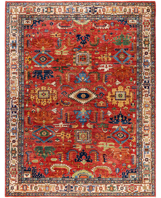Serapi One-of-a-Kind Wool Red Area Rug 9' 2" x 11' 9"