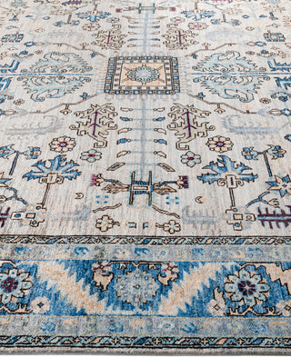 Serapi One-of-a-Kind Wool Gray Area Rug 8' 10" x 11' 9"