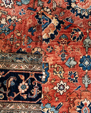 Serapi One-of-a-Kind Wool Red Area Rug 9' 3" x 11' 10"