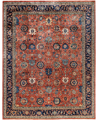 Serapi One-of-a-Kind Wool Red Area Rug 9' 3" x 11' 10"
