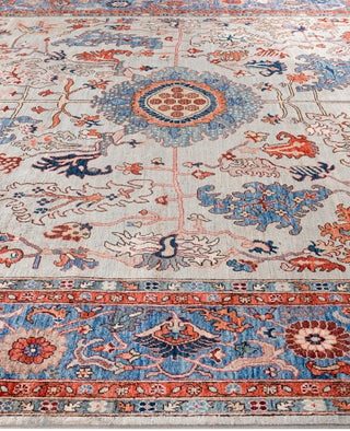 Serapi One-of-a-Kind Wool Gray Area Rug 9' 1" x 12' 1"