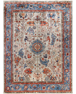 Serapi One-of-a-Kind Wool Gray Area Rug 9' 1" x 12' 1"
