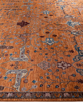 Serapi One-of-a-Kind Wool Brown Area Rug 8' 11" x 12' 0"