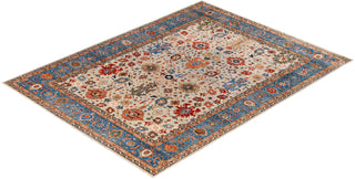 Serapi One-of-a-Kind Wool Gray Area Rug 9' 1" x 11' 9"
