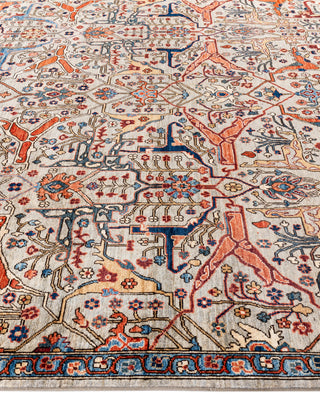 Serapi One-of-a-Kind Wool Beige Area Rug 8' 10" x 11' 10"