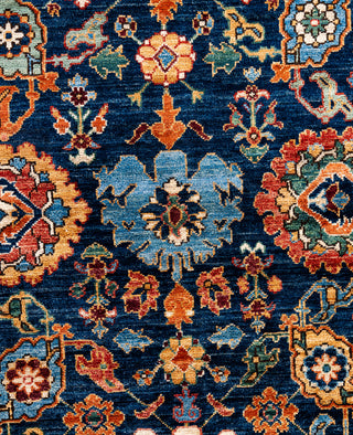 Serapi One-of-a-Kind Wool Blue Area Rug 9' 2" x 11' 9"