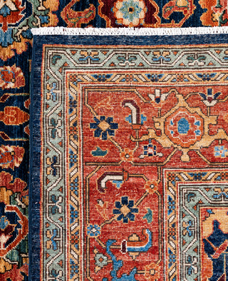 Serapi One-of-a-Kind Wool Blue Area Rug 9' 2" x 11' 9"