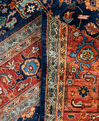 Serapi One-of-a-Kind Wool Blue Area Rug 9' 2" x 11' 9"
