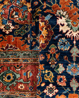 Serapi One-of-a-Kind Wool Blue Area Rug 9' 2" x 11' 9"