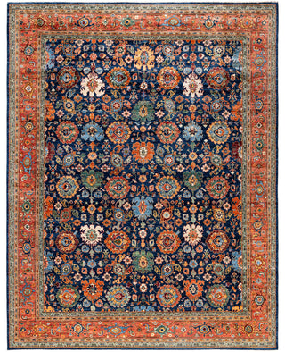 Serapi One-of-a-Kind Wool Blue Area Rug 9' 2" x 11' 9"