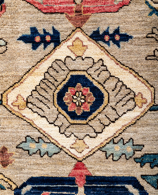 Serapi One-of-a-Kind Wool Beige Area Rug 9' 1" x 12' 0"
