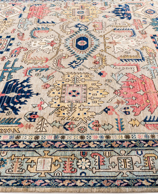 Serapi One-of-a-Kind Wool Beige Area Rug 9' 1" x 12' 0"
