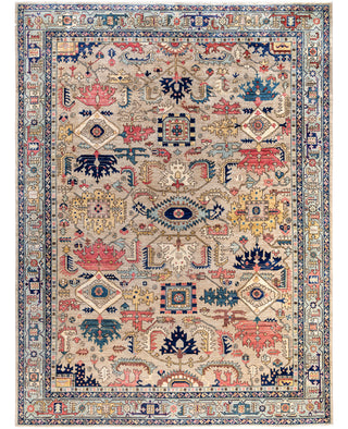 Serapi One-of-a-Kind Wool Beige Area Rug 9' 1" x 12' 0"