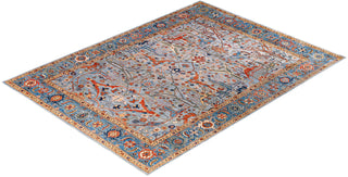 Serapi One-of-a-Kind Wool Gray Area Rug 8' 10" x 11' 11"