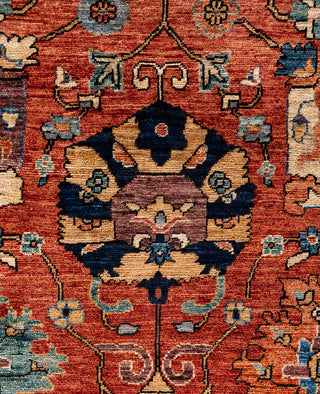 Serapi One-of-a-Kind Wool Red Area Rug 9' 0" x 11' 9"