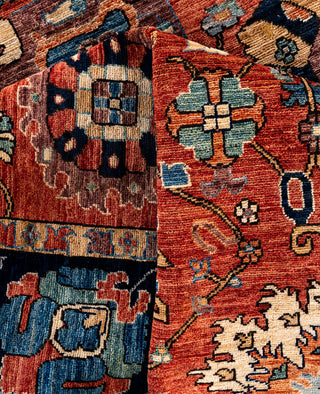 Serapi One-of-a-Kind Wool Red Area Rug 9' 0" x 11' 9"