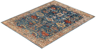 Serapi One-of-a-Kind Wool Blue Area Rug 9' 1" x 11' 9"