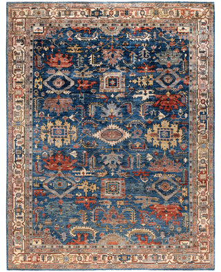 Serapi One-of-a-Kind Wool Blue Area Rug 9' 1" x 11' 9"