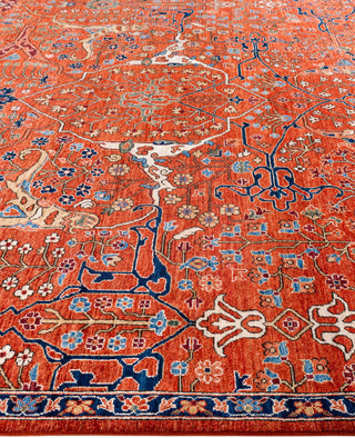 Serapi One-of-a-Kind Wool Red Area Rug 8' 11" x 11' 9"