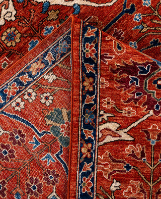 Serapi One-of-a-Kind Wool Red Area Rug 8' 11" x 11' 9"