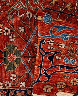 Serapi One-of-a-Kind Wool Red Area Rug 8' 11" x 11' 9"