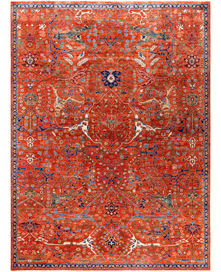 Serapi One-of-a-Kind Wool Red Area Rug 8' 11" x 11' 9"