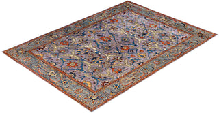 Serapi One-of-a-Kind Wool Purple Area Rug 8' 9" x 12' 3"
