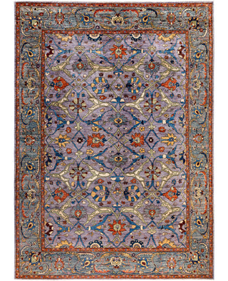 Serapi One-of-a-Kind Wool Purple Area Rug 8' 9" x 12' 3"