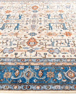 Serapi One-of-a-Kind Wool Ivory Area Rug 9' 0" x 11' 10"