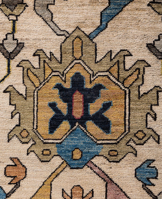 Serapi One-of-a-Kind Wool Ivory Area Rug 9' 1" x 11' 11"