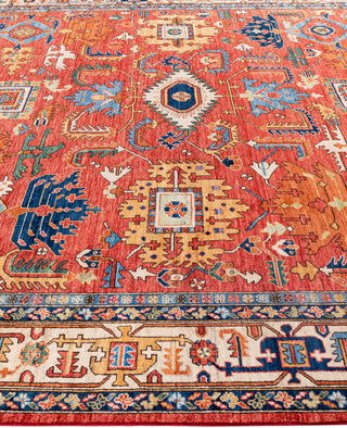 Serapi One-of-a-Kind Wool Red Area Rug 9' 1" x 11' 10"